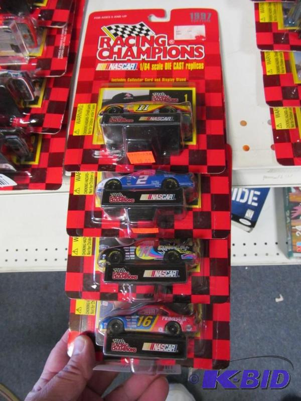 lot 50 image: Lot of 4 1997 Racing Champions 164 NASCAR Diecast