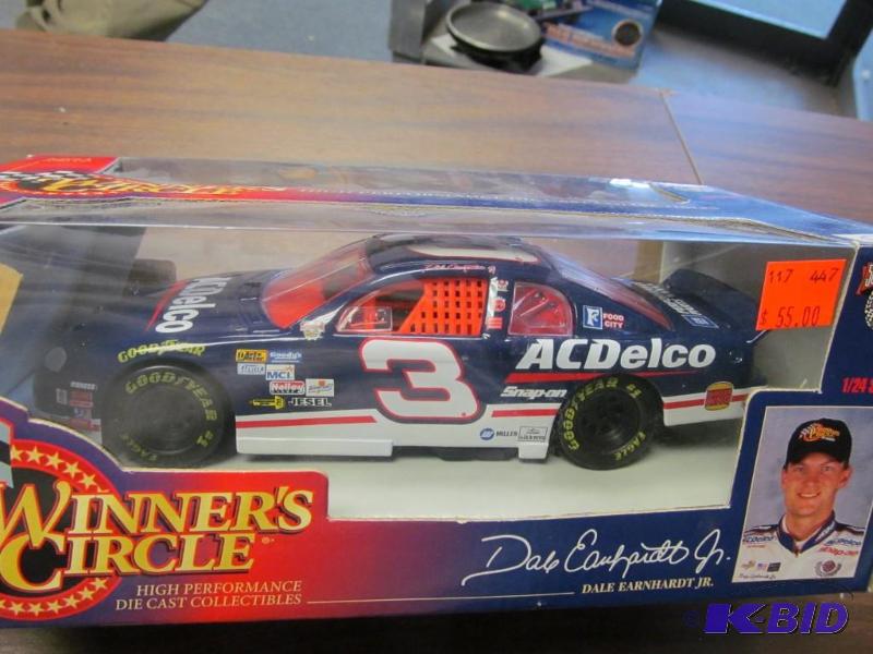 lot 9 image: 1998 Dale Earnhardt Jr #3 AC Delco 124 Clear Window Car by Winners Circle