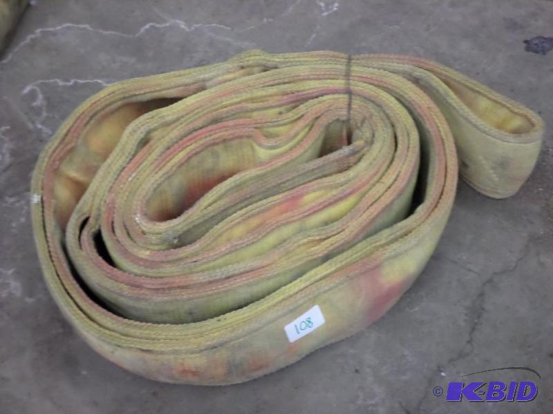lot 108 image: Lightly Used 6&quotx18ft Lifting Strap, 4800...
