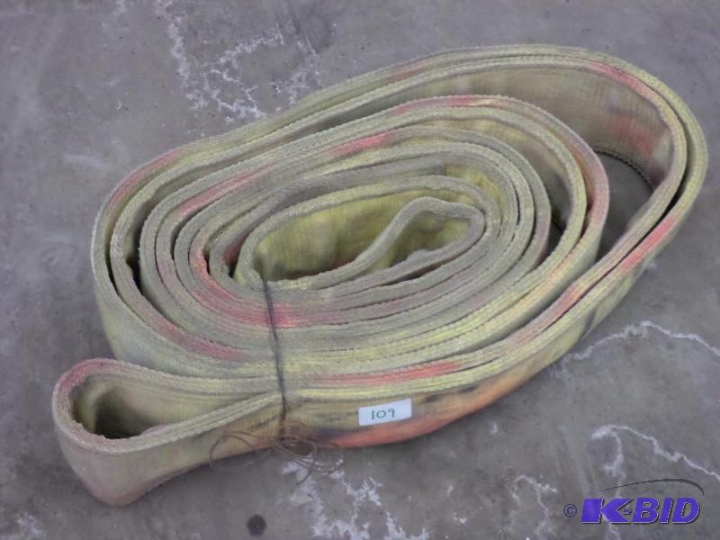lot 109 image: Lightly Used 6&quotx18ft Lifting Strap, 4800...