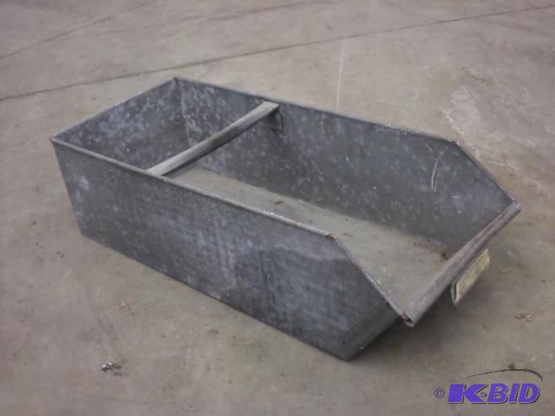 lot 115 image: Lot Of (7) 24" Steel Bins---Only (1) Is ...