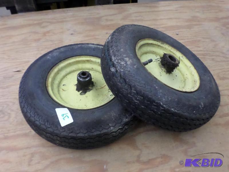 lot 39 image: (2) 4.80-4 Dolly Wheels & Tires...