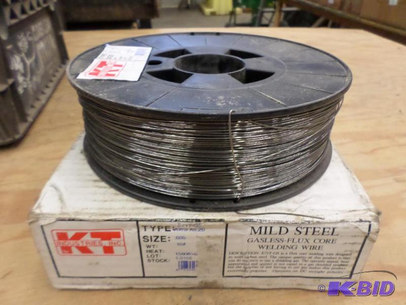lot 47 image: New Roll Of KT 10# Mild Steel Gasless-Flux Co...