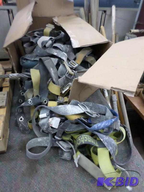 lot 56 image: Box Full Of Misc Safety HarnessesFall Arrest...