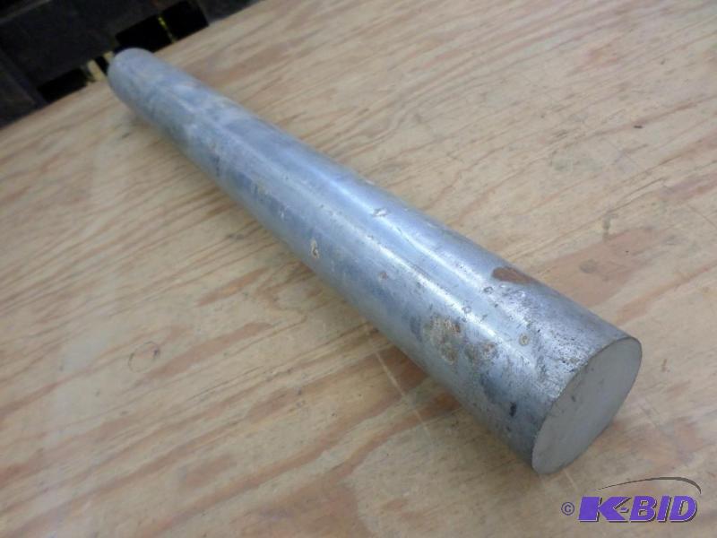 lot 57 image: 3&quotx28" 56# Piece Of Stock Steel---C...