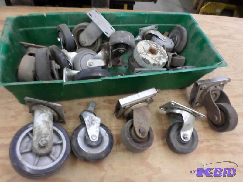 lot 73 image: Large Lot Of Industrial Caster Wheels...