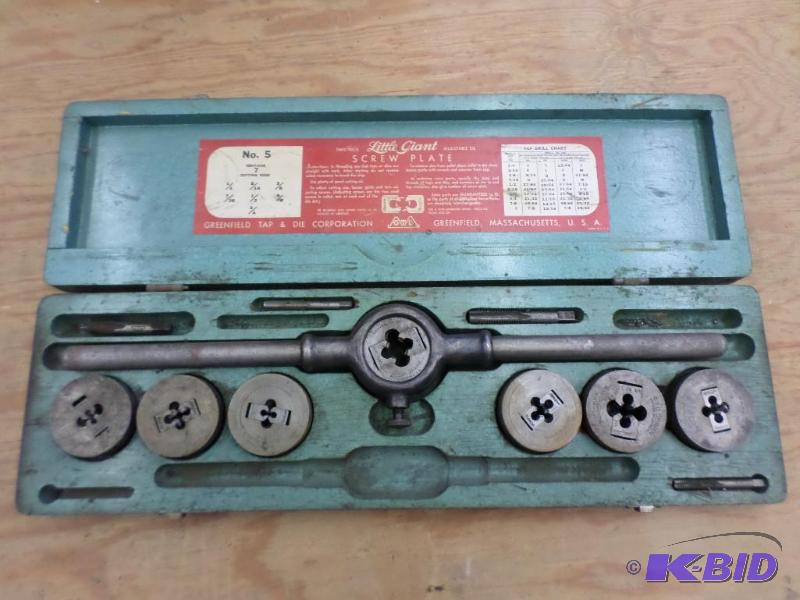 lot 99 image: Little Giant No.5 Two-Piece Adjustable Die Sc...