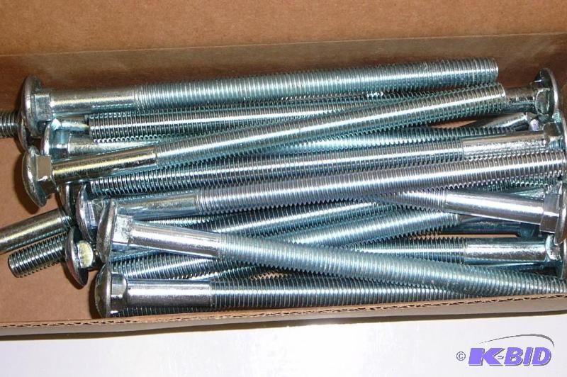 10# Carriage bolts 12 x 8...
