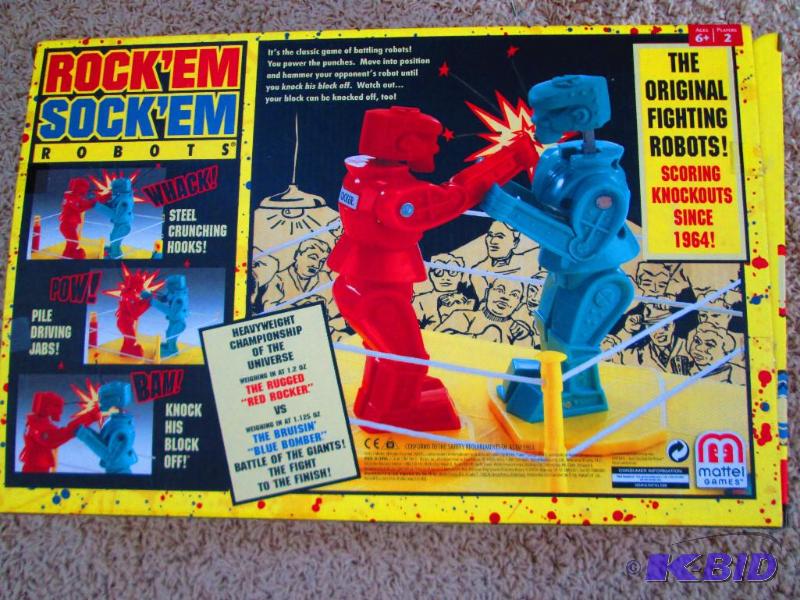 lot 30 image: Rock em Sock em fighting robots...