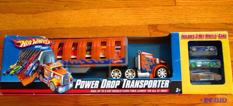 hot wheels power drop transporter