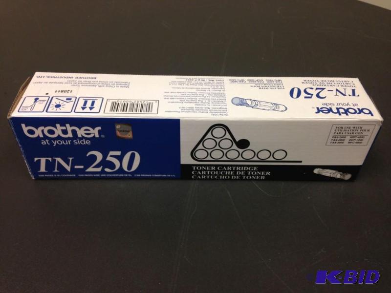 lot 10 image: Brother TN-250 Toner Cartridge Box has been ...