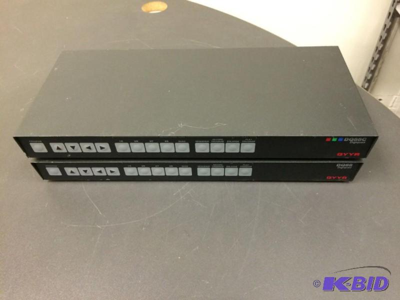 lot 18 image: Lot of (2) GYYR Digiquad 4 Video IO Color Se...