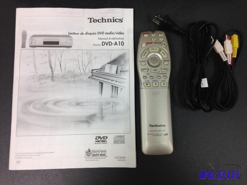 Technics DVD Audio/Video Player; Model DVD-A1 for Sale in