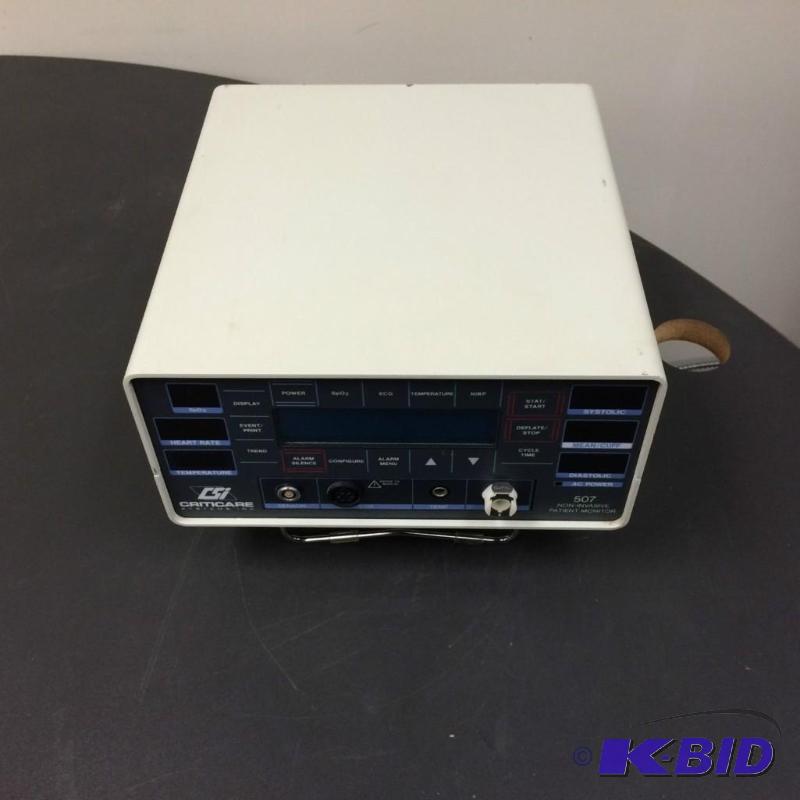 lot 36 image: Criticare Non-Invasive Patient Monitor M 507 ...