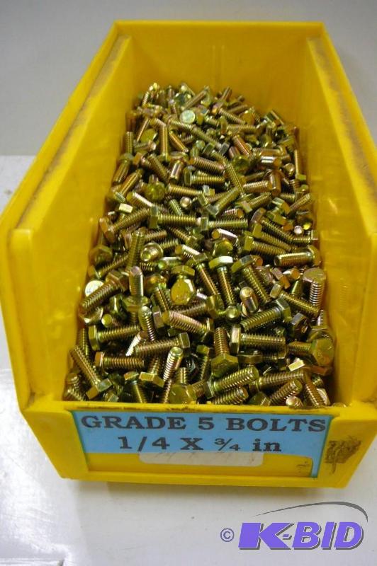 15# Grade 5 Bolts 14 x 34...