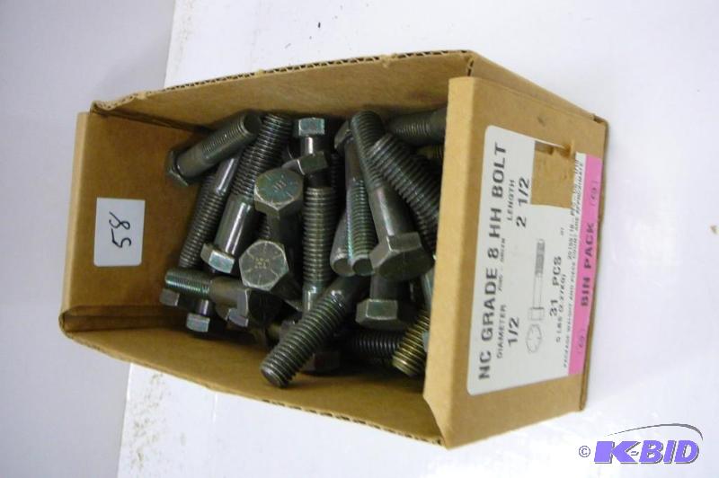 5# NC Grade 8 HH Bolts 12 x 2 12...