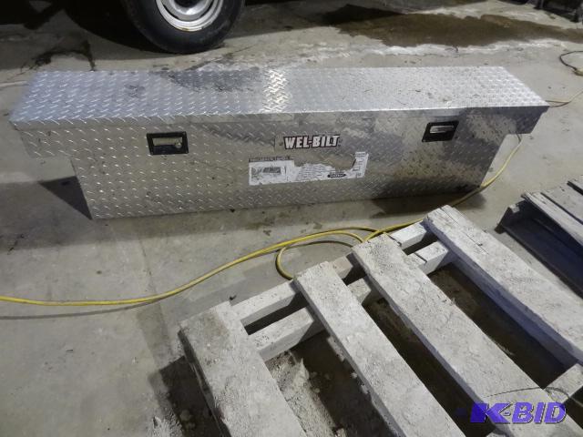 Well bilt aluminum truck tool box. 70 x 13 x ...