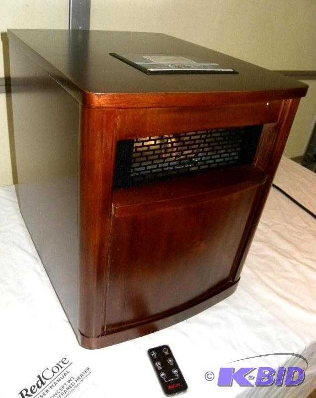 lot 22 image: RedCore W-2 1,500W Infrared Heater, heats up ...