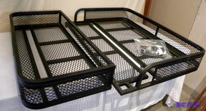 lot 39 image: ATV Front and Rear Basket Set, universal fit,...