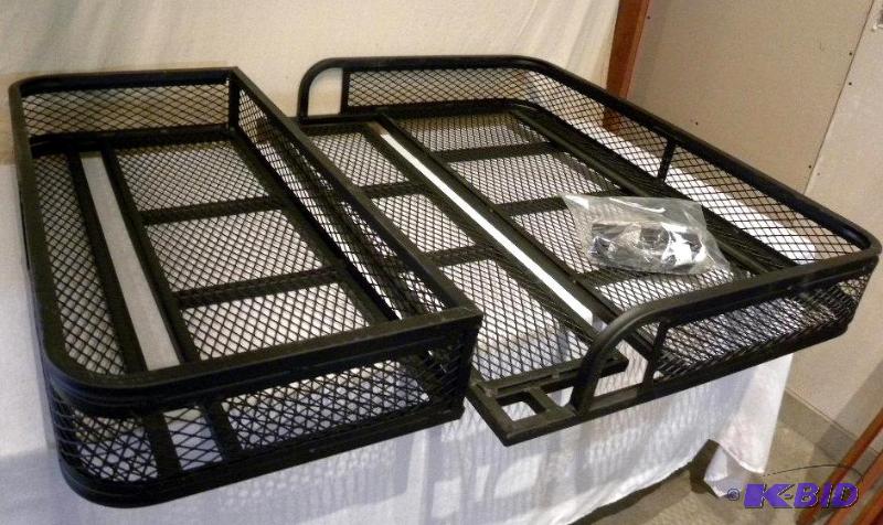 lot 40 image: ATV Front and Rear Basket Set, universal fit,...