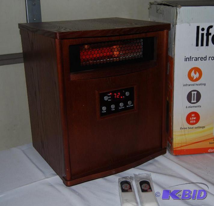 lot 48 image: Lifepro by Lifesmart Infrared Heater, 1500 wa...