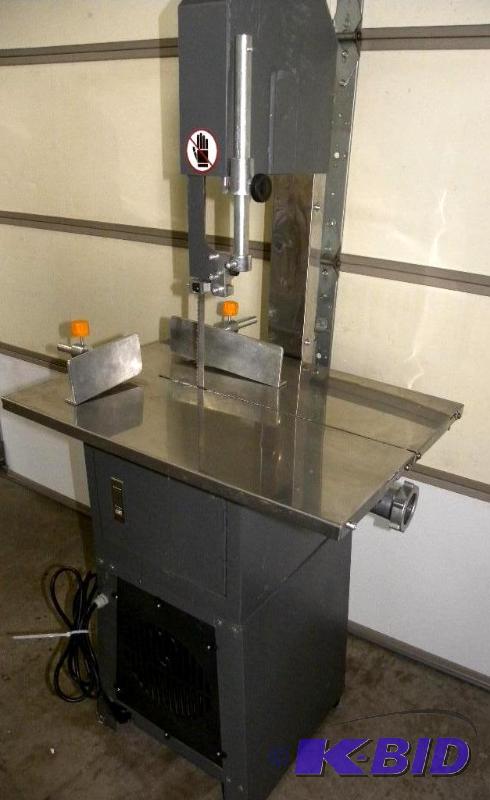 lot 7 image: Meat Cutting Band Saw with built in Grinder, ...