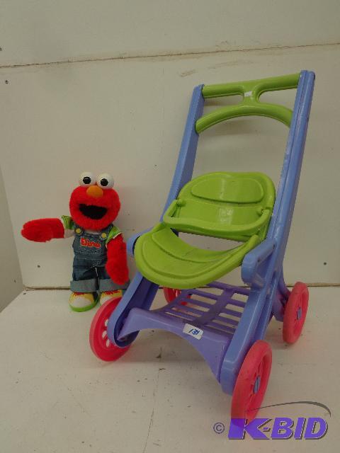 lot 131 image: Kids Toy Stroller    Plastic Toy Strolle...