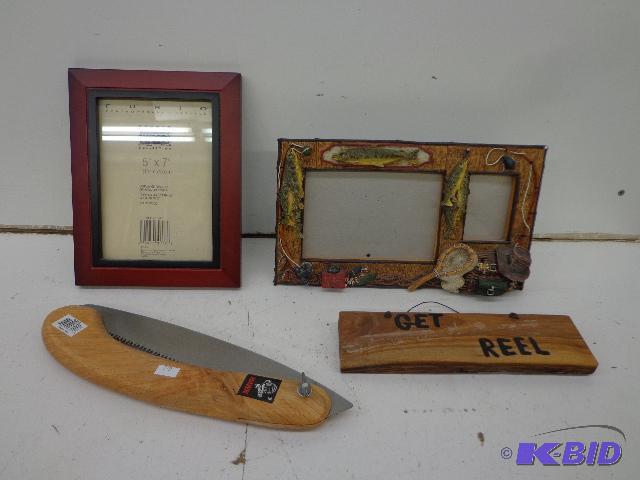 lot 34 image: Frames   1 - 5x7   1 Fishing Frame w2 P...