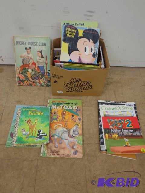 lot 47 image: Box of Books   Childrens Song  Adventures of...