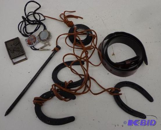 lot 63 image: Accessories   47" Brown Belt - No Buckle...
