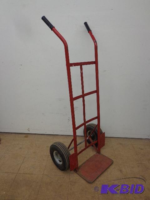 lot 74 image: 2 Wheel Dolly   10" Wheels  9" Plat...