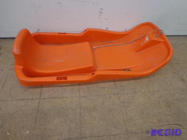 lot 79 image: Orange Toboggan   18 12" W x 38" L...