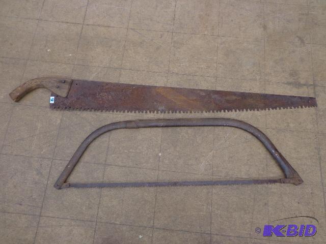 lot 80 image: Old Saws   40" L x 11 12" Deep  47...