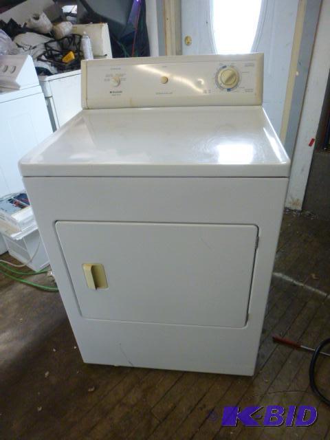 lot 36 image: Frigidaire Heavy Duty Electric Dryer Has some...