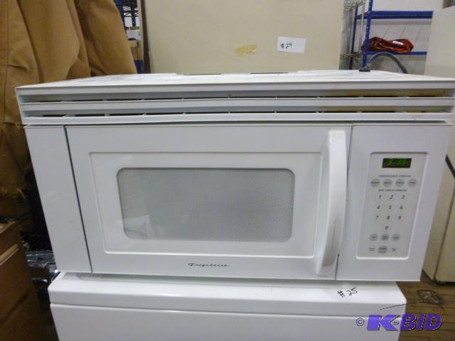 lot 44 image: Frigidaire Over the Range Microwave Model FVM...