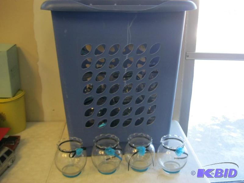 Lot Of Anchor Hocking Glass Center Pieces 20 ...