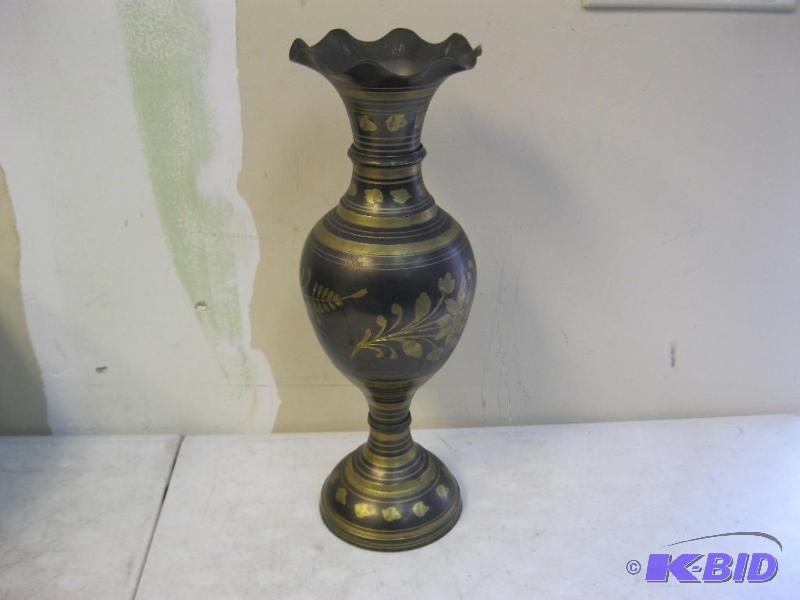 Metal Decor Vase, Might Be Brass...
