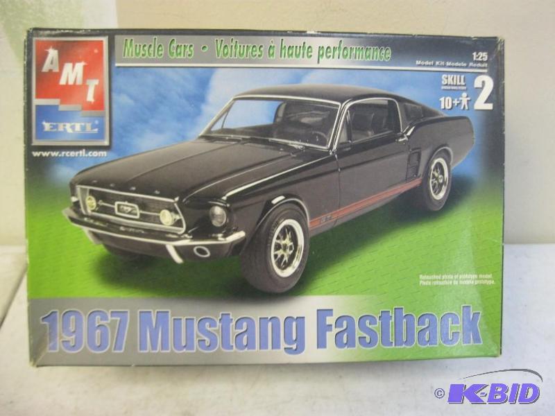 1967 Mustang Fastback Model Car Kit, Looks Co...