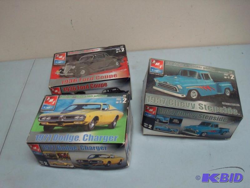 Lot Of Model Car Kits, Used, Parts May Be Mis...