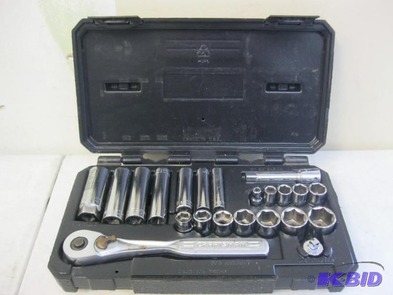 Craftsman Ratchet Tool Set In Case &nbsp...