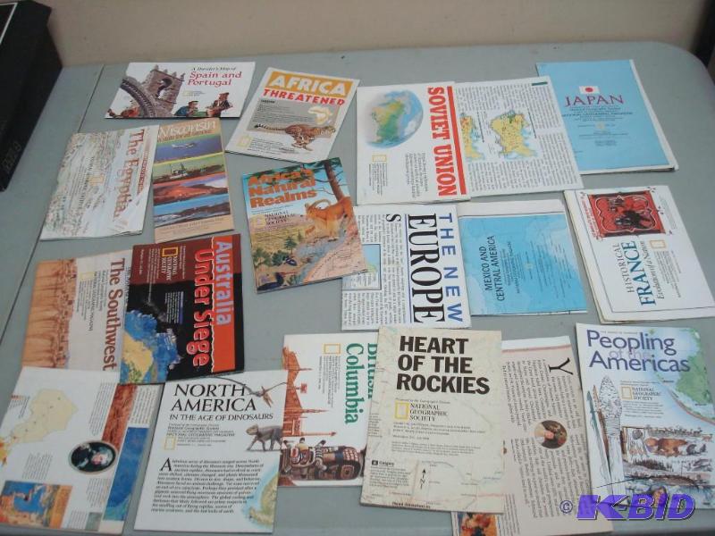 Lot Of Maps, Most National Geographic...