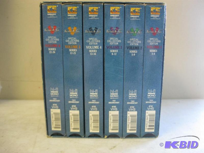 Victory At Sea VHS Tape Set WWII...