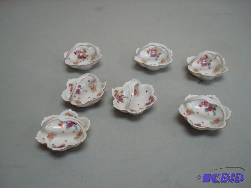 Lot Of Small China Baskets May Show Some Wear...