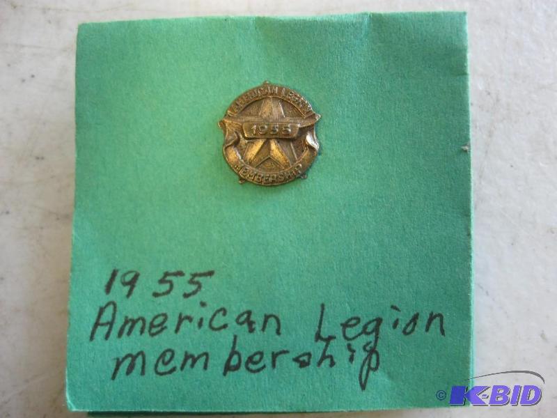 1955 American Legion Membership Pin...