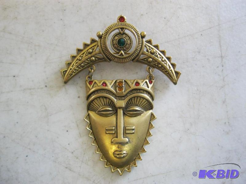 Metal Face Mask Pin Brooch&nbsp...