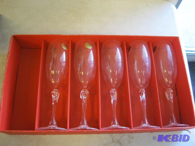 Lot Of French Crystal Wine Glasses...