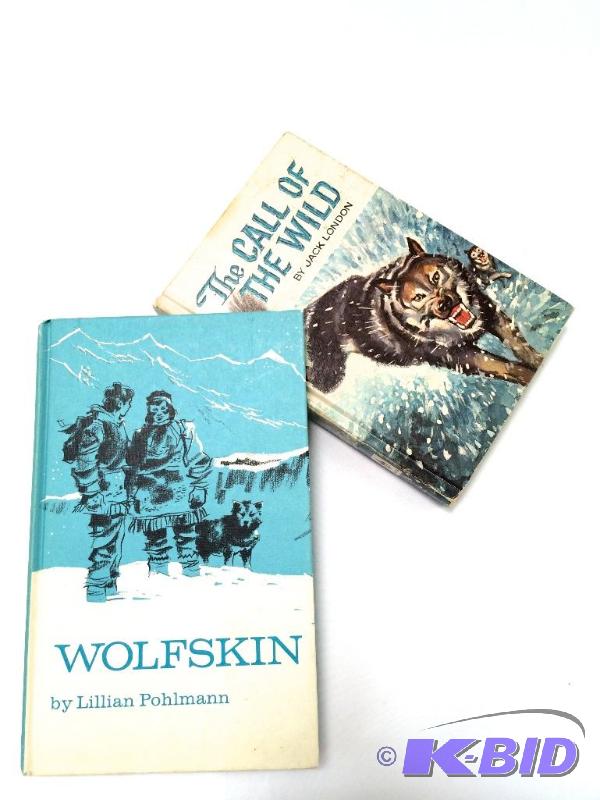 Two Vintage Books Wolfskin &  Call of the Wild