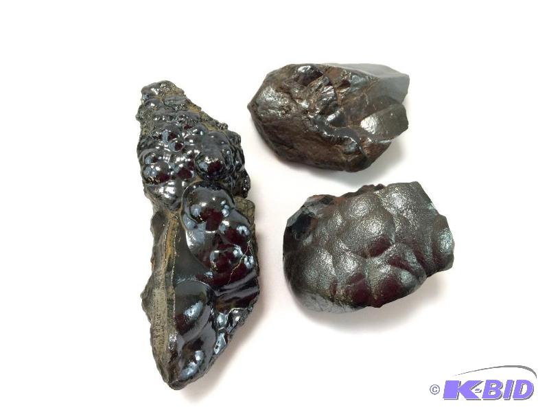 Three Beautiful Samples of Hematite