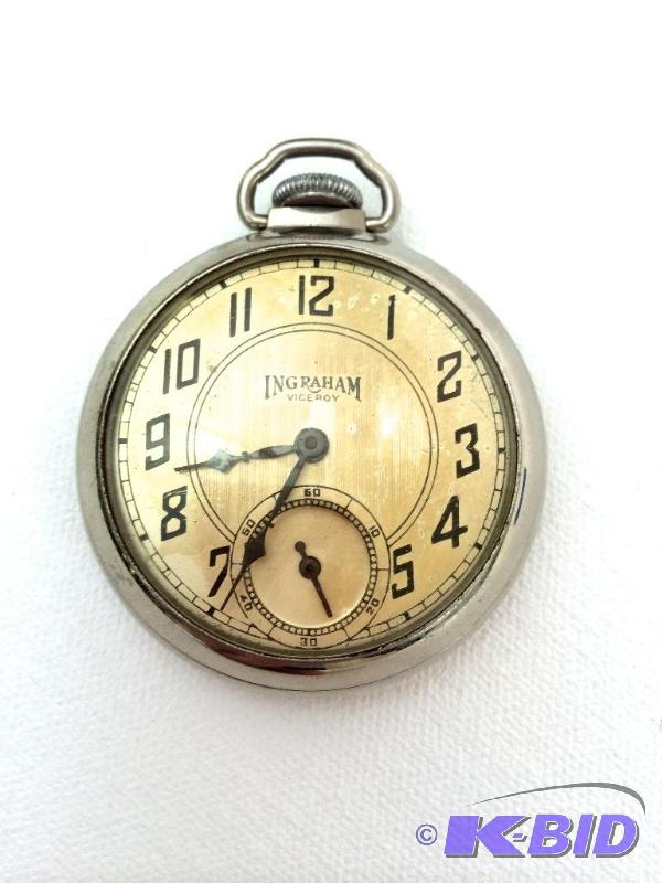 Ingraham viceroy discount pocket watch value