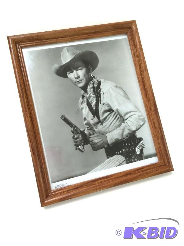 lot 10 image: Hollywood Movie Publicity 8 X 10 Glossy of Roy Rogers - Framed